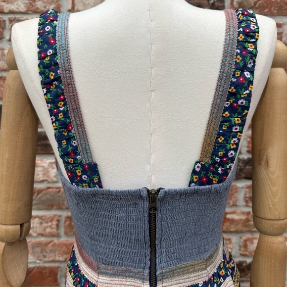 Free People Corinne denim and floral dress / 0 / Excellent condition - Picture 12 of 17